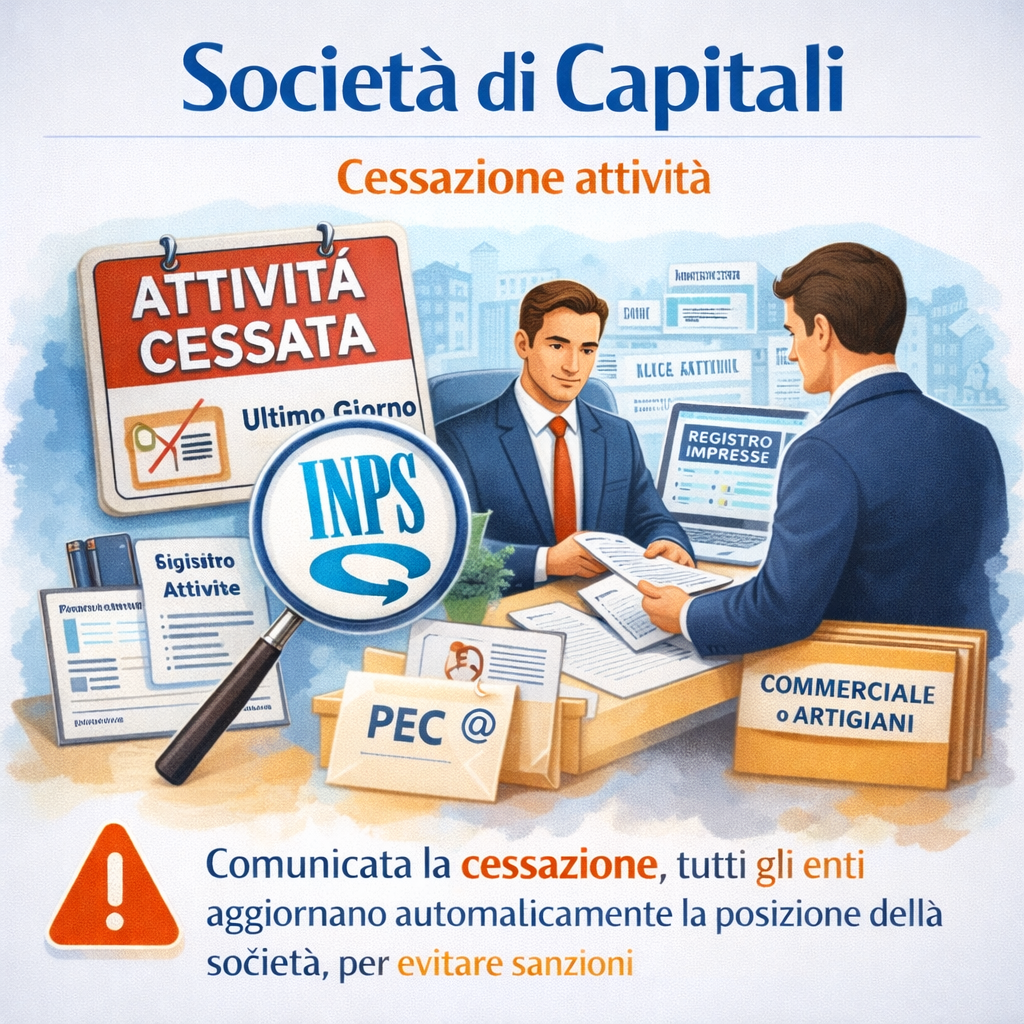 Società di Capitali - Cessazione attività