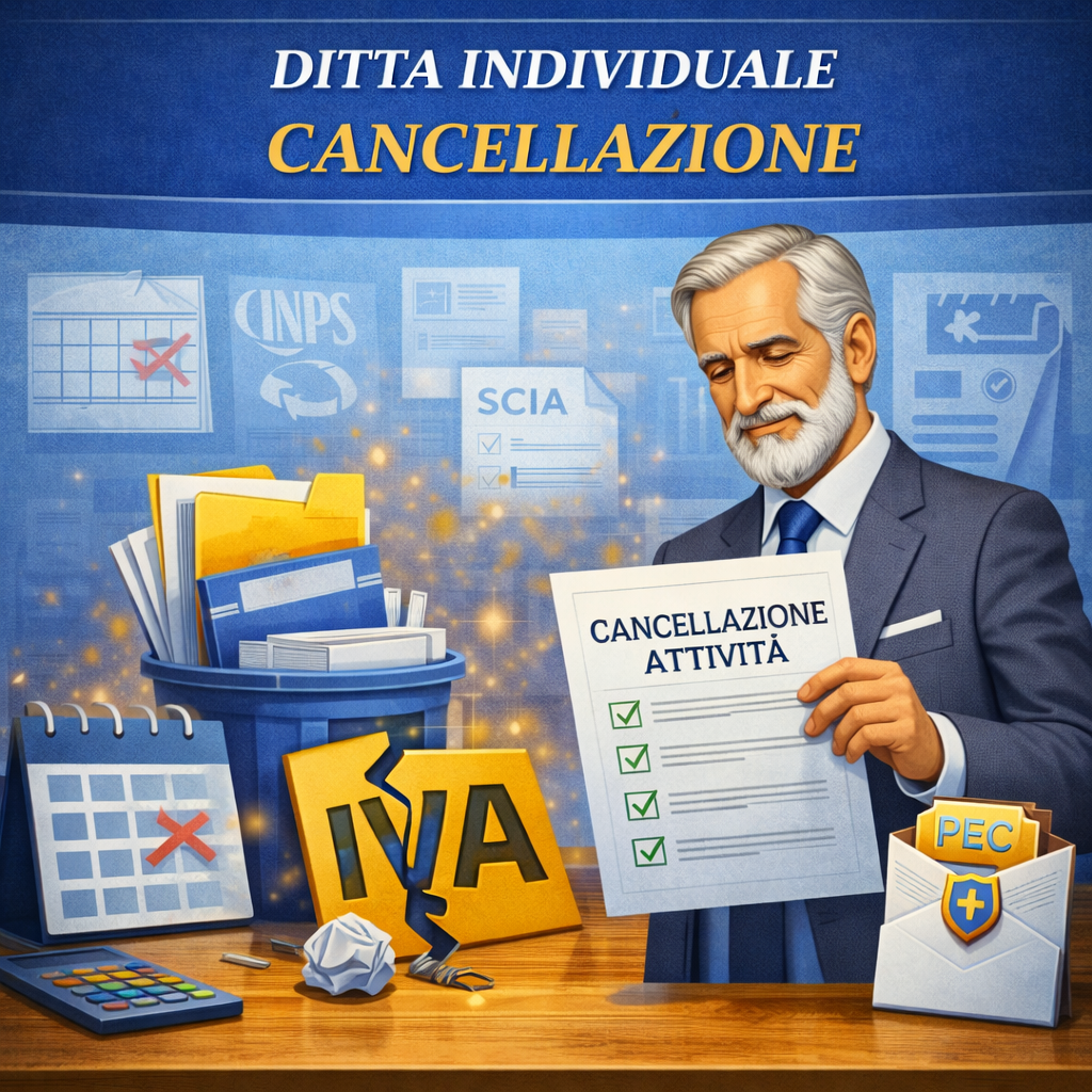 Ditta Individuale - Cessazione e Cancellazione