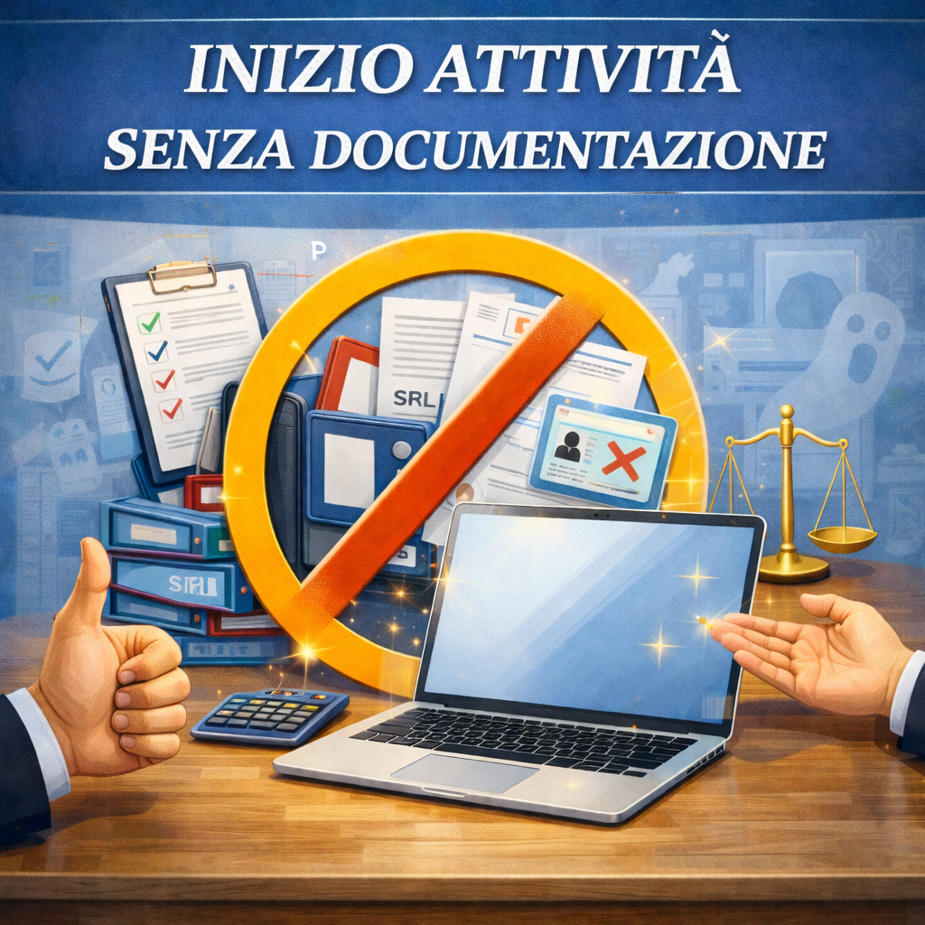Ditta Individuale - Iscrizione con inizio attività senza documentazione