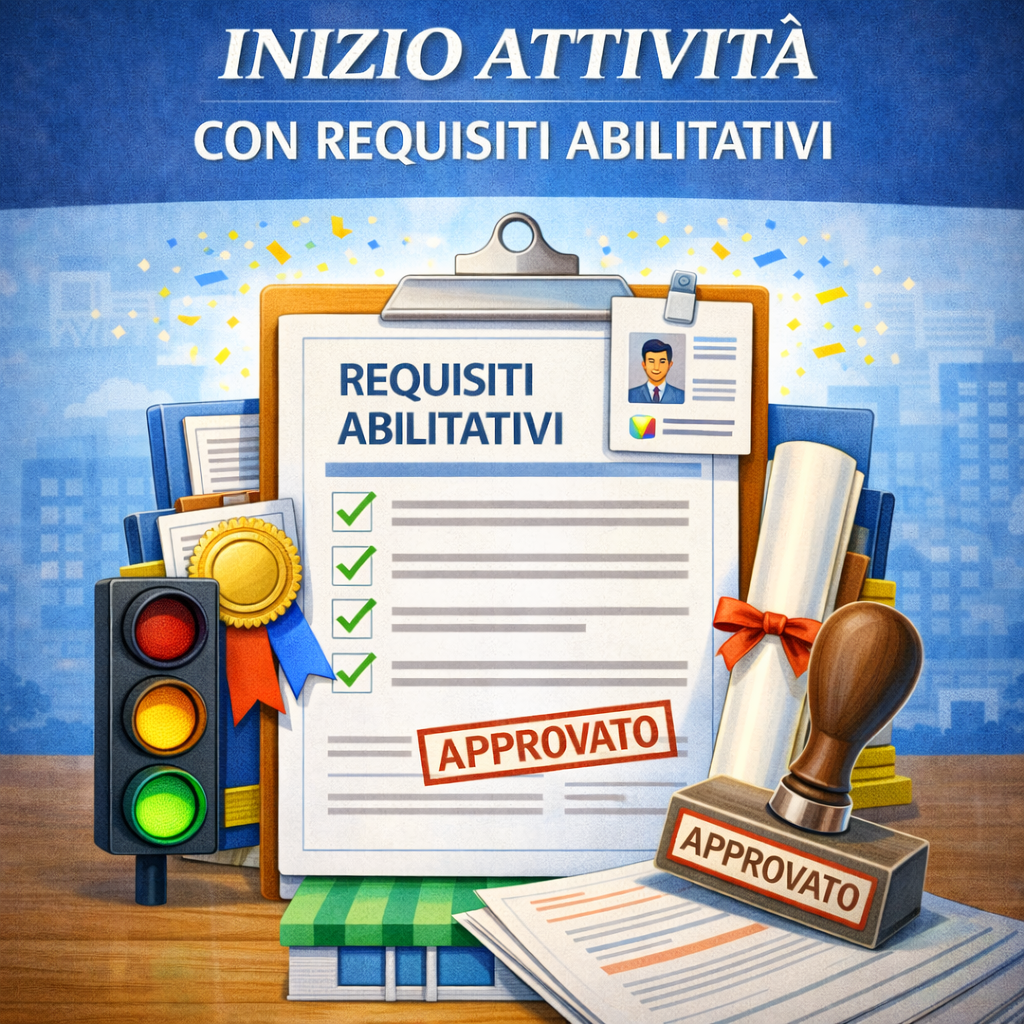 Ditta Individuale - Inizio attività con requisiti abilitativi