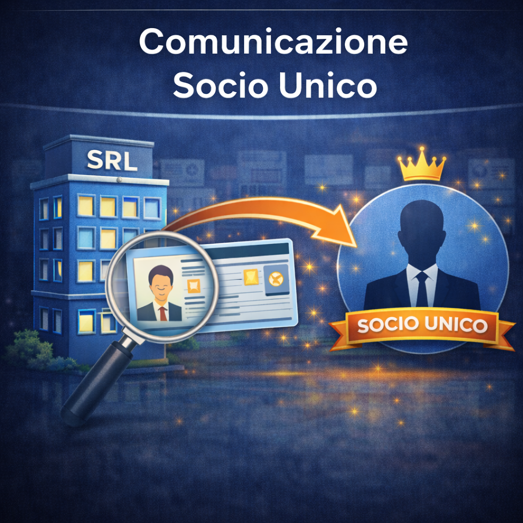 Società di capitale - Comunicazione Socio Unico
